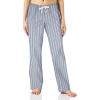 Pale Blue White Double Stripe
