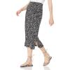 imageAmazon Essentials Womens PullOn Knit Midi Skirt Available in Plus SizeBlack White Abstract Animal