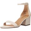imageAmazon Essentials Womens Two Strap Heeled SandalIvory