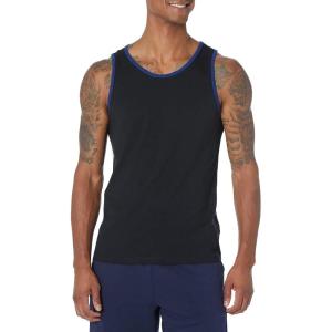 imageAmazon Essentials SlimFit Mens Tank  Casual WearBlackBlue
