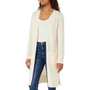 imageAmazon Essentials Womens Lightweight Longer Length Cardigan Sweater Available in Plus SizePale Peach