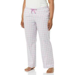 imageAmazon Essentials Womens Poplin Sleep PantBlue Dusty Purple Gingham