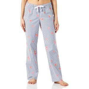 imageAmazon Essentials Womens Poplin Sleep PantBlue White Vertical Stripe