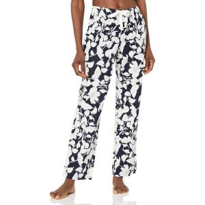 imageAmazon Essentials Womens Poplin Sleep PantNavy White Floral
