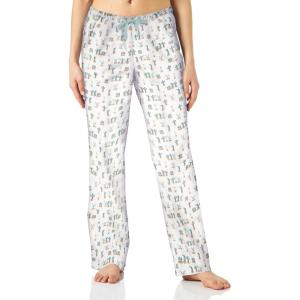 imageAmazon Essentials Womens Poplin Sleep PantWhite Cactus