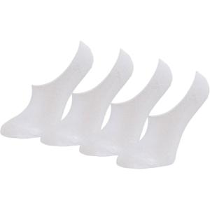 imageAmazon Essentials Womens Sneaker No Show Sock 4 PairsWhite