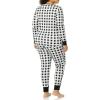 imageAmazon Essentials Cute Pajama Sets for Women SnugFit Cotton Sleepwear Available in Plus SizeBlackWhite  Buffalo Plaid