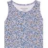 imageAmazon Essentials Girls and Toddlers Knit Sleeveless Tank Play Dress  Discontinued Colors Pack of 2Dark BlueWhite Leaf