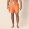 imageAmazon Essentials Mens 9quot QuickDry Swim TrunkCaramel Coral Tropical Leaves