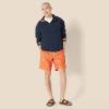 imageAmazon Essentials Mens 9quot QuickDry Swim TrunkCaramel Coral Tropical Leaves