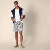 imageAmazon Essentials Mens 9quot QuickDry Swim TrunkNavy Folk Floral