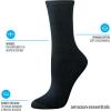 imageAmazon Essentials Womens Casual Crew Socks 6 PairsMulticolorDotsSolid ColorsStripe