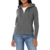 imageAmazon Essentials Womens Fleece FullZip Hoodie Available in Plus SizeCharcoal Heather