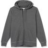 imageAmazon Essentials Womens Fleece FullZip Hoodie Available in Plus SizeCharcoal Heather