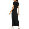 imageAmazon Essentials Womens ShortSleeve Maxi DressBlack