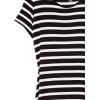 imageAmazon Essentials Womens ShortSleeve Maxi DressBlack White French Stripe