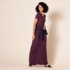 imageAmazon Essentials Womens ShortSleeve Maxi DressBurgundy