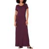 imageAmazon Essentials Womens ShortSleeve Maxi DressBurgundy