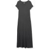imageAmazon Essentials Womens ShortSleeve Maxi DressCharcoal Heather