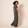 imageAmazon Essentials Womens ShortSleeve Maxi DressCharcoal Heather