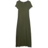 imageAmazon Essentials Womens ShortSleeve Maxi DressDark Olive