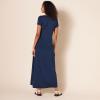 imageAmazon Essentials Womens ShortSleeve Maxi DressNavy