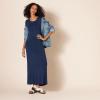 imageAmazon Essentials Womens ShortSleeve Maxi DressNavy