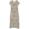 imageAmazon Essentials Womens ShortSleeve Maxi DressTan Cheetah