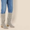 imageAmazon Essentials Womens Tall Block Heel BootsLight Grey