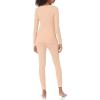 imageAmazon Essentials Womens Waffle Snug Fit Pajama SetCoral Pink