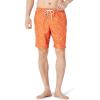imageAmazon Essentials Mens 9quot QuickDry Swim TrunkCaramel Coral Tropical Leaves