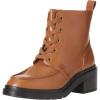 imageAmazon Essentials Womens Moc Toe BootBlack Tan