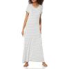Grey Heather French Stripe