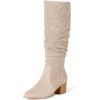 imageAmazon Essentials Womens Tall Block Heel BootsLight Grey