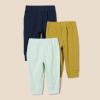imageAmazon Essentials Unisex Toddlers and Babies Cotton PullOn Pants MultipacksOlivePale Mint GreenNavy