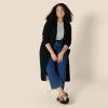 imageAmazon Essentials Womens Lightweight Duster Length Cardigan SweaterBlack