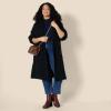 imageAmazon Essentials Womens OversizedFit Cotton Blend Heavyweight Texture Stitch Long Cardigan SweaterBlack