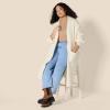 imageAmazon Essentials Womens OversizedFit Cotton Blend Heavyweight Texture Stitch Long Cardigan SweaterEggshell White