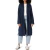 imageAmazon Essentials Womens OversizedFit Cotton Blend Heavyweight Texture Stitch Long Cardigan SweaterNavy