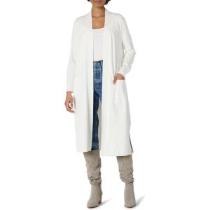 imageAmazon Essentials Womens Lightweight Duster Length Cardigan SweaterEggshell White