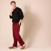 imageAmazon Essentials Mens Flannel Pant and LongSleeve TShirt Pajama SetBlack and Classic Buffalo Check