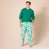 imageAmazon Essentials Mens Flannel Pant and LongSleeve TShirt Pajama SetGreen and Holiday Bear Camo