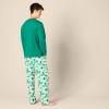 imageAmazon Essentials Mens Flannel Pant and LongSleeve TShirt Pajama SetGreen and Holiday Bear Camo