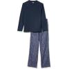 imageAmazon Essentials Mens Flannel Pant and LongSleeve TShirt Pajama SetNavy Squirrel