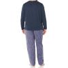 imageAmazon Essentials Mens Flannel Pant and LongSleeve TShirt Pajama SetNavy Squirrel