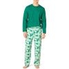 imageAmazon Essentials Mens Flannel Pant and LongSleeve TShirt Pajama SetGreen and Holiday Bear Camo