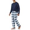 Grey Navy Plaid