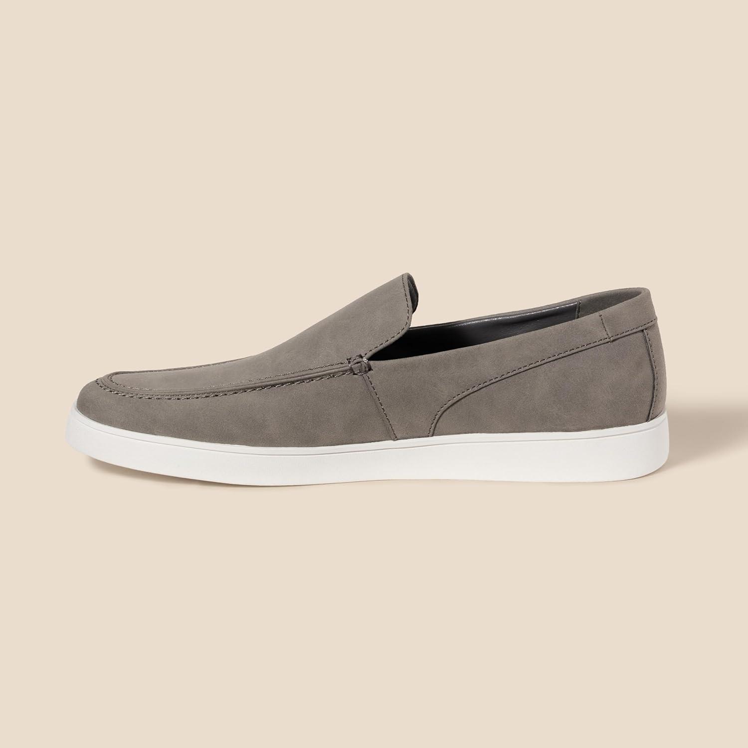 imageAmazon Essentials Mens Slipon Loafer SneakersGrey Faux Suede