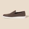 imageAmazon Essentials Mens Slipon Loafer SneakersBrown Faux Suede