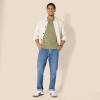 imageAmazon Essentials Mens RelaxedFit Heavyweight Cotton Pocket TShirtLight Olive